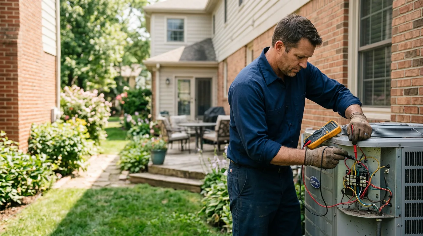 HVAC technician working near Edmore, ND